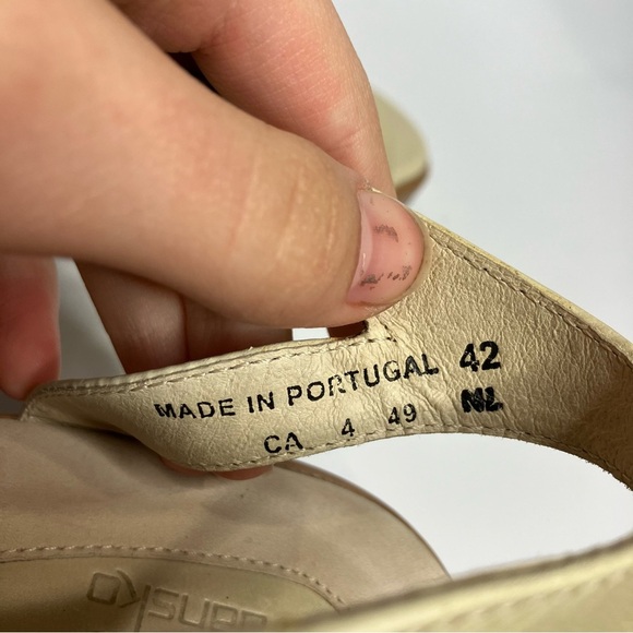 Dansko Arabella cream leather sandals clog strappy women’s size 42 - Picture 9 of 9